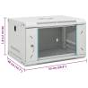 6U Wall Mounted Network Cabinet - 19" IP20 - Durable & Secure