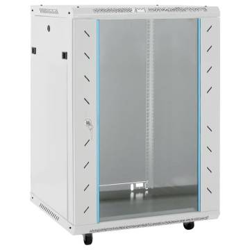 15U Network Cabinet with Swivel Feet | IP20 53x40x80 cm