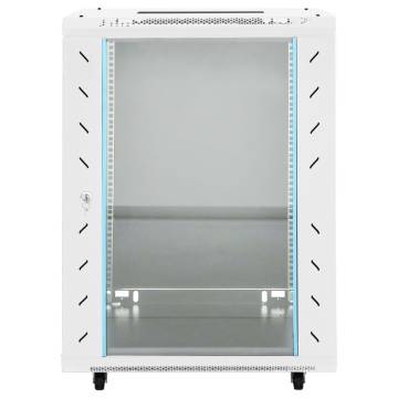 15U Network Cabinet with Swivel Feet | IP20 53x40x80 cm