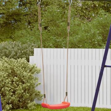 Outdoor Swing Seat for Kids - Adjustable Red Swing - Hipomarket