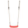 Outdoor Swing Seat for Kids - Adjustable Red Swing - Hipomarket