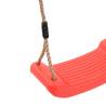 Outdoor Swing Seat for Kids - Adjustable Red Swing - Hipomarket