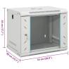 9U Wall Mounted Network Cabinet 19" IP20 - Durable & Secure