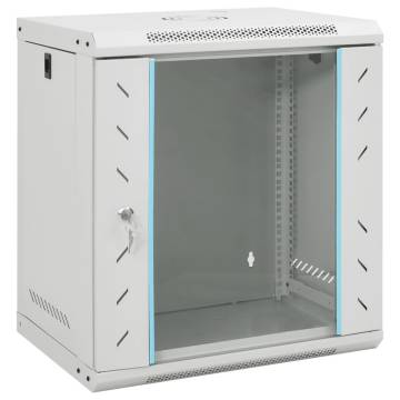 12U Wall Mounted Network Cabinet 19" - Durable & Secure