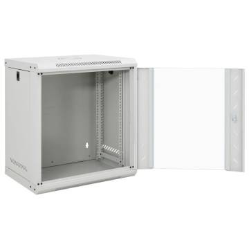 12U Wall Mounted Network Cabinet 19" - Durable & Secure