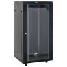 22U Network Cabinet with Swivel Feet 19" IP20 60x60x120 cm Colour black Size 600 x 600 x 1200 mm 