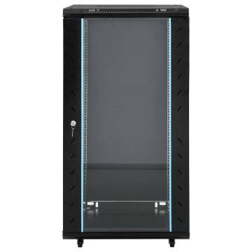 22U Network Cabinet with Swivel Feet - 19" IP20 | HiPoMarket