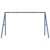 Swing Frame for Outdoors - 8 Hanging Hooks Blue Steel