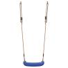 Blue Outdoor Swing Seat for Kids - Adjustable Rope