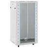 22U Network Cabinet with Swivel Feet 19" IP20 60x60x120 cm Colour grey Size 600 x 600 x 1200 mm 