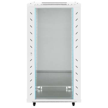 22U Network Cabinet with Swivel Feet - IP20, 60x60x120 cm