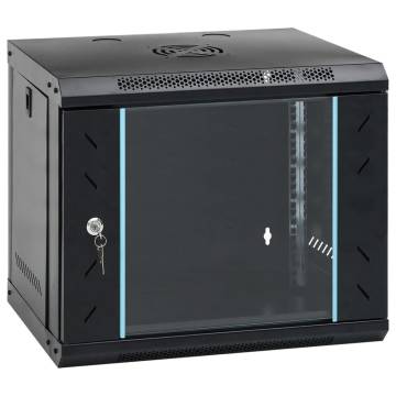 9U Wall Mounted Network Cabinet 19" - Durable & Secure | Hipomarket