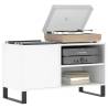 Stylish White Record Cabinet | 85x38x48 cm - Hipomarket UK