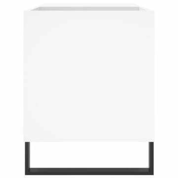 Stylish White Record Cabinet | 85x38x48 cm - Hipomarket UK