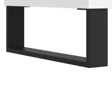 Stylish White Record Cabinet | 85x38x48 cm - Hipomarket UK