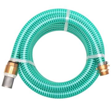 Suction Hose with Brass Connectors 10m - Durable & Reliable