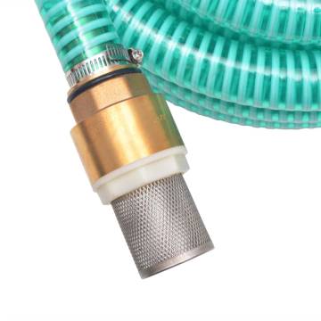 Suction Hose with Brass Connectors 10m - Durable & Reliable