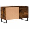 Stylish Smoked Oak Record Cabinet | 85x38x48 cm