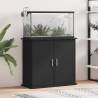 Stylish Aquarium Stand - Black 81x36x73 cm Engineered Wood