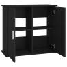 Stylish Aquarium Stand - Black 81x36x73 cm Engineered Wood