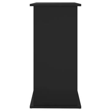 Stylish Aquarium Stand - Black 81x36x73 cm Engineered Wood