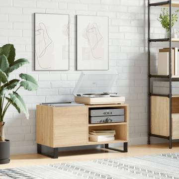 Record Cabinet Sonoma Oak - Stylish Vinyl Storage | Hipo Market