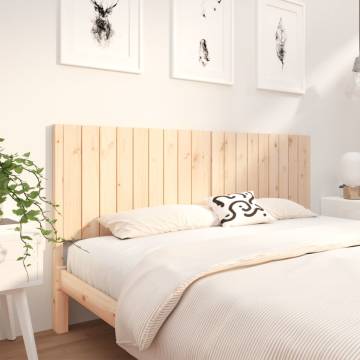 Stylish Solid Wood Pine Bed Headboard | 185.5x4x100 cm