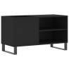 Record Cabinet Black 85x38x48 cm - Durable Vinyl Storage