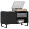 Record Cabinet Black 85x38x48 cm - Durable Vinyl Storage