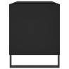 Record Cabinet Black 85x38x48 cm - Durable Vinyl Storage