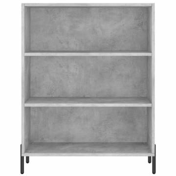 Stylish Highboard Concrete Grey | 69.5x34x180 cm | Hipomarket