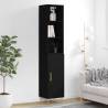  Highboard Black 34.5x34x180 cm Engineered Wood Colour black Quantity in Package 1 Model 1 door 