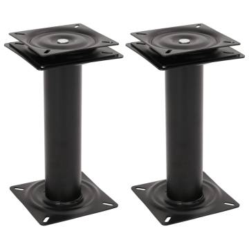 2 Pcs Boat Seat Pedestals with 360° Swivel - Durable & Sturdy