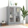  Vitrine Cabinet Grey Sonoma 82.5x30.5x115 cm Engineered Wood Colour grey sonoma Quantity in Package 1 Height 115 cm 