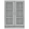 Vitrine Cabinet Grey Sonoma 82.5x30.5x115 cm | Hipomarket