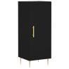 Stylish Highboard Black 34.5x34x180 cm - Hipomarket