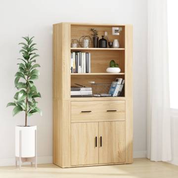 Highboard Sonoma Oak - Stylish Storage Solution | Hipo Market