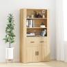  Highboard Sonoma Oak Engineered Wood Colour sonoma oak Quantity in Package 1 