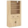 Highboard Sonoma Oak - Stylish Storage Solution | Hipo Market