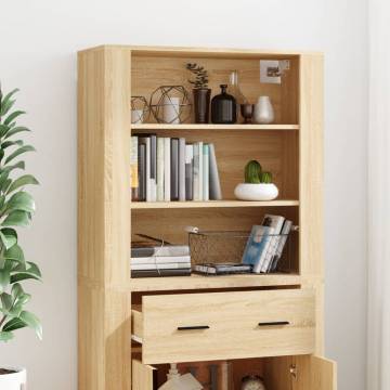 Highboard Sonoma Oak - Stylish Storage Solution | Hipo Market