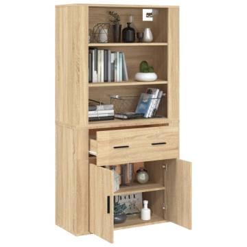 Highboard Sonoma Oak - Stylish Storage Solution | Hipo Market