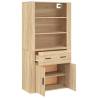 Highboard Sonoma Oak - Stylish Storage Solution | Hipo Market