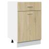 Sonoma Oak Drawer Bottom Cabinet - 50x46x81.5 cm | HipoMarket