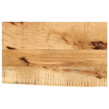 Live Edge Solid Wood Table Top - 40x20 cm | HipoMarket