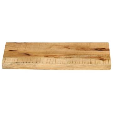 Live Edge Solid Wood Table Top - 40x20 cm | HipoMarket