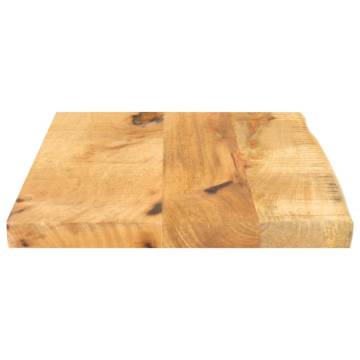 Live Edge Solid Wood Table Top - 40x20 cm | HipoMarket