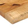 Live Edge Solid Wood Table Top - 40x20 cm | HipoMarket