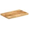 Live Edge Solid Wood Table Top - 40x30 cm | Hippomarket