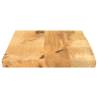 Live Edge Solid Wood Table Top - 40x30 cm | Hippomarket