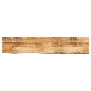 Live Edge Solid Wood Table Top - 140x30x2.5 cm